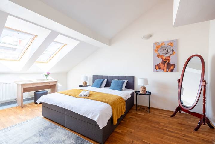 Ferielejlighed for 11 personer, med balkon/terrasse, børnevenlig i Tjekkiet