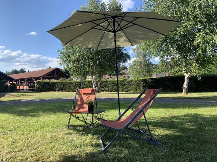 Camping pour 4 personnes, avec Jardin et Vue