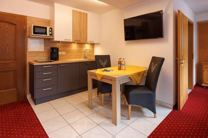 Ganzes Studio, Einzimmerapartment 'Gästehaus Wolfgang Königsee mit Bergblick, Terrasse und Wi-Fi in Ruhpolding, Bayerische Alpen
