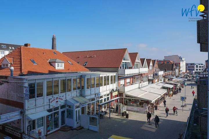 Ferienwohnung für 4 Personen, mit Balkon auf Borkum