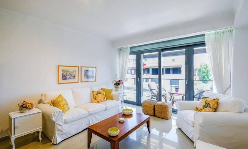 Vakantieappartement voor 4 personen, met uitzicht en balkon in Rhodos Stad