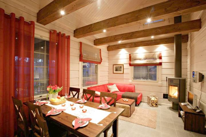 Chalet pour 6 personnes, avec vue ainsi que jardin et sauna à Rovaniemi - 4