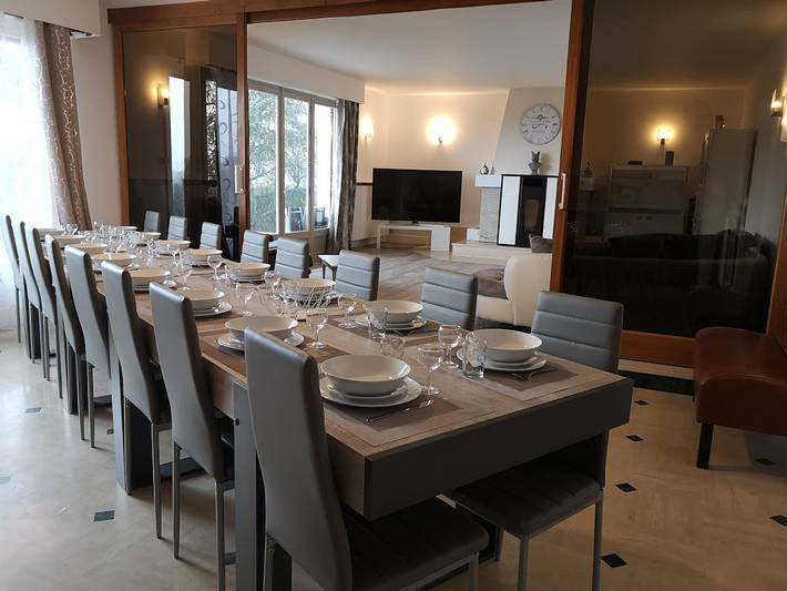 Gîte pour 15 personnes, avec terrasse ainsi que sauna et jardin, animaux acceptés à Onzain - 4