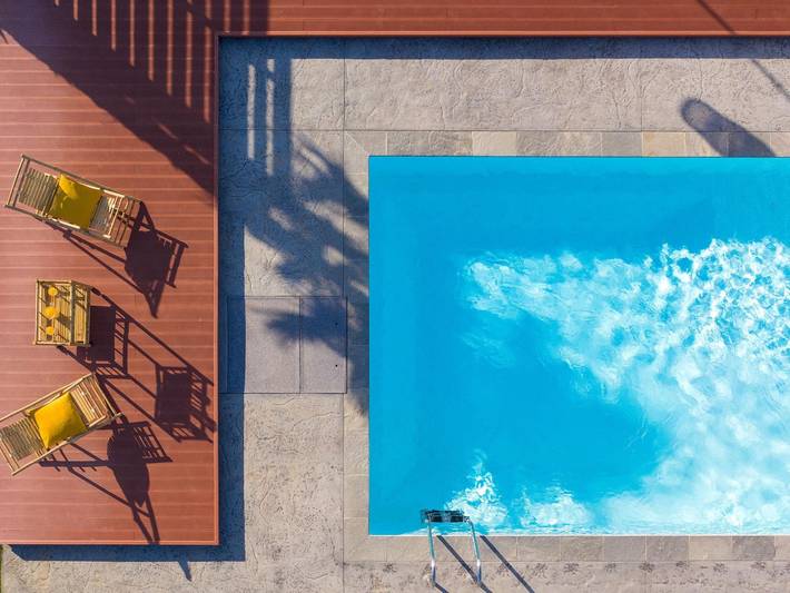 Ferienhaus für 8 Personen, mit Balkon und Terrasse sowie Garten und Pool in Lachania - 2