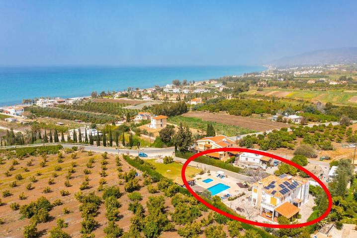 Ferienhaus für 12 Personen, mit Garten und Kinderpool sowie Meerblick auf Zypern - 3
