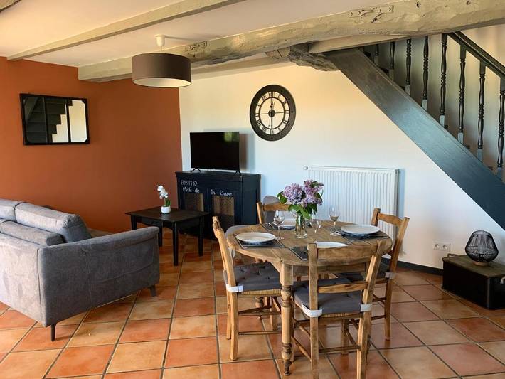 Gîte pour 6 personnes, avec vue et jardin, adapté aux familles à Ancteville - 3