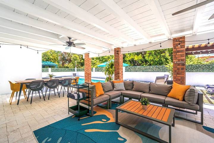 Villa pour 12 personnes, avec balcon à Miami - 3