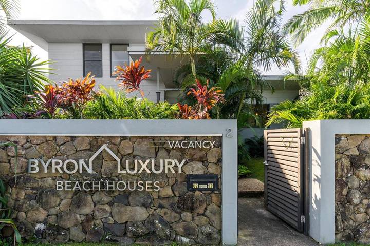 Villa for 8 people, with garden and pool in Byron Bay