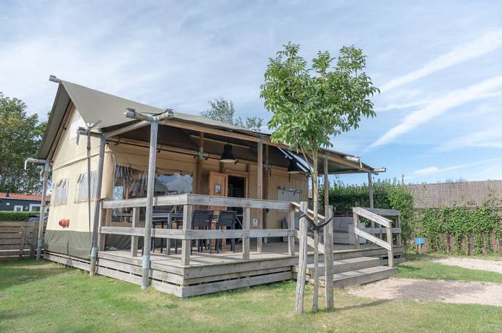 Camping für 5 Personen, mit Balkon/Terrasse und Seeblick sowie Terrasse in Südholland - 2