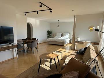 Ferienwohnung für 6 Personen, mit Ausblick und Seeblick sowie Terrasse in Herrsching