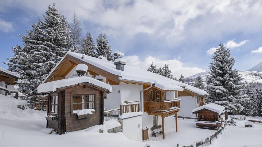 Chalet voor 8 personen, with terras and tuin as well as sauna in Königsleiten