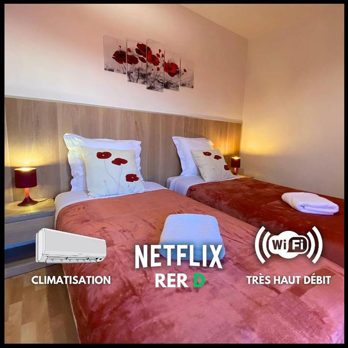 Location de vacances pour 8 personnes, avec jardin à Combs-la-Ville - 3