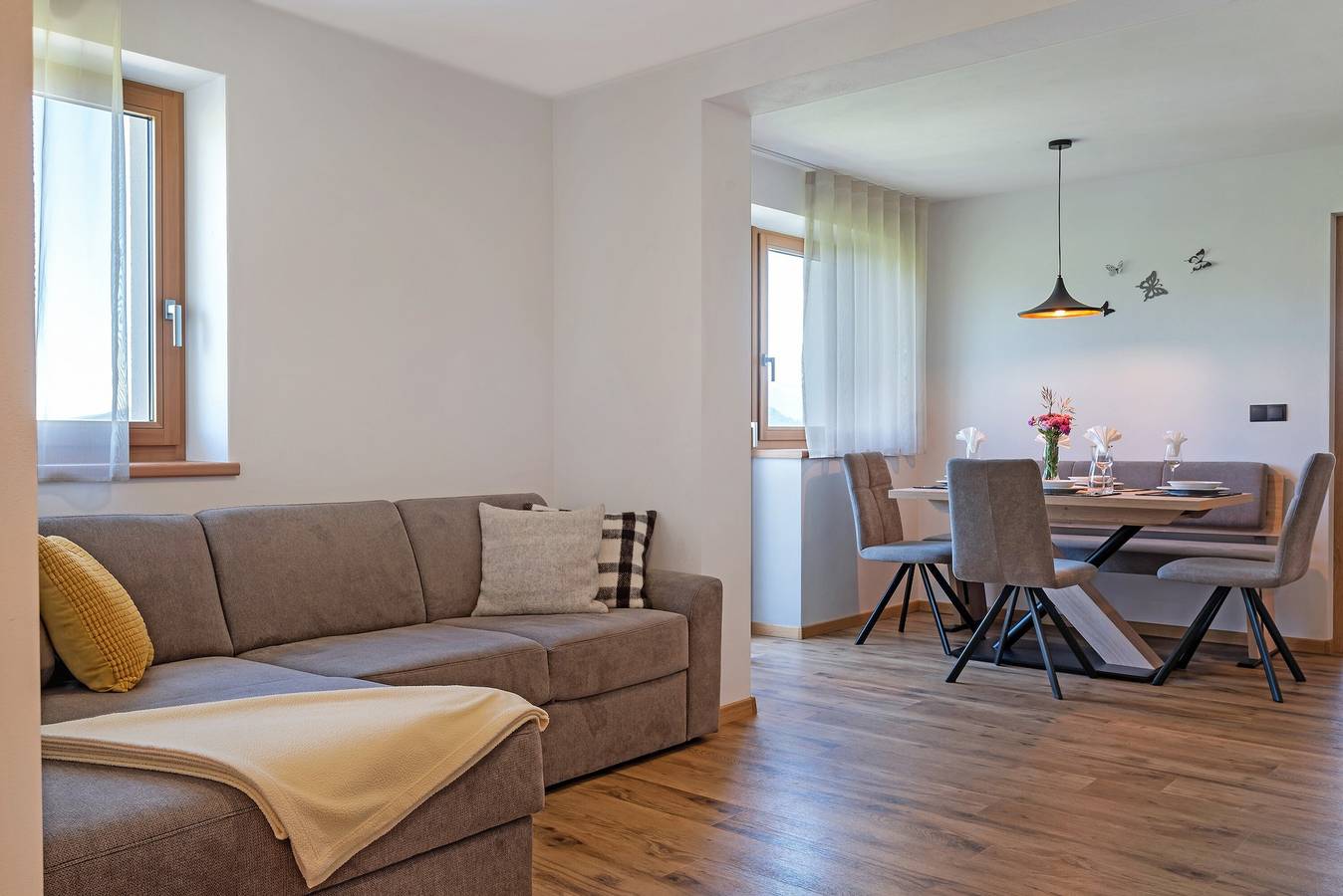 Ganze Wohnung, Ferienwohnung "Living Lerchna -Apartment Morgentau" mit Bergblick, Balkonen & Wi-Fi in Meransen, Mühlbach