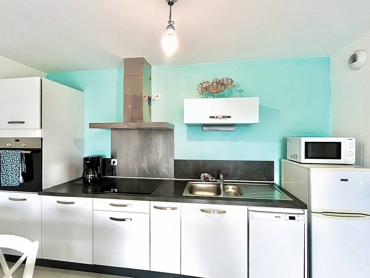Appartement entier, Étel - Appartement moderne 2 pièces près de la plage, parking privé in Étel, Côte des Mégalithes