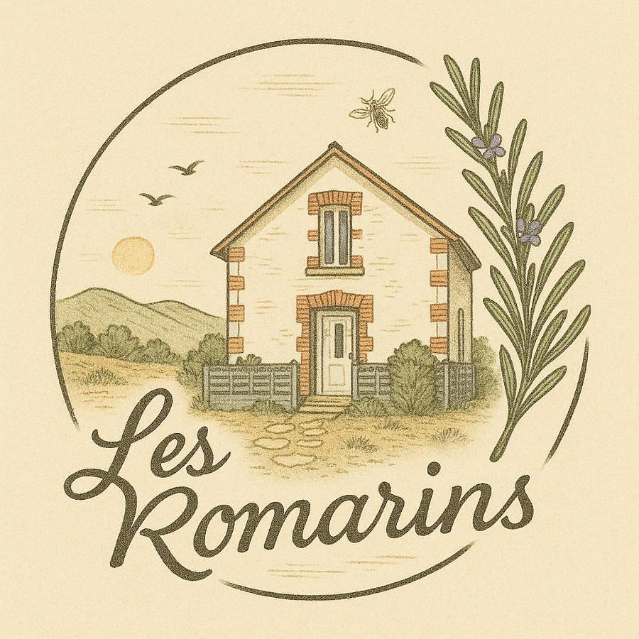 Les romarins in Lencloître, Vienne (France)