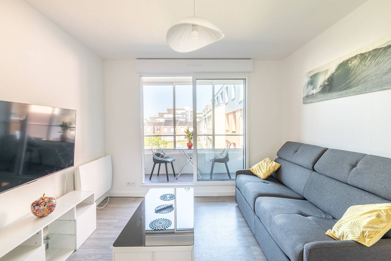 Appartement entier, L’Écume de Courseulles - A 2min de la plage in Courseulles-sur-Mer, Région de Caen