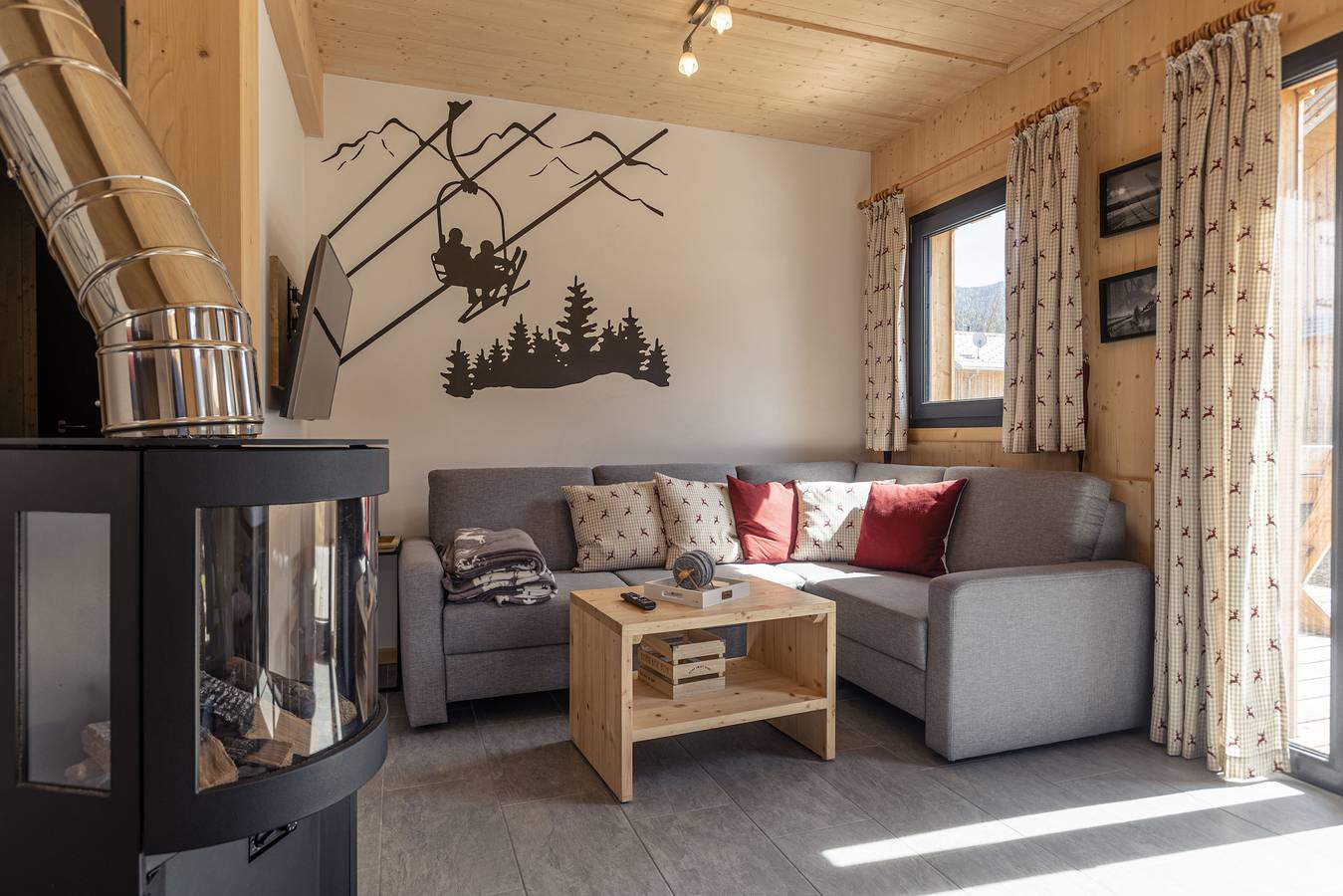 Chalet # 58 mit 2 Schlafzimmer, Ir-Sauna & Whirlpool in St. Georgen ob Murau, Sankt Georgen am Kreischberg