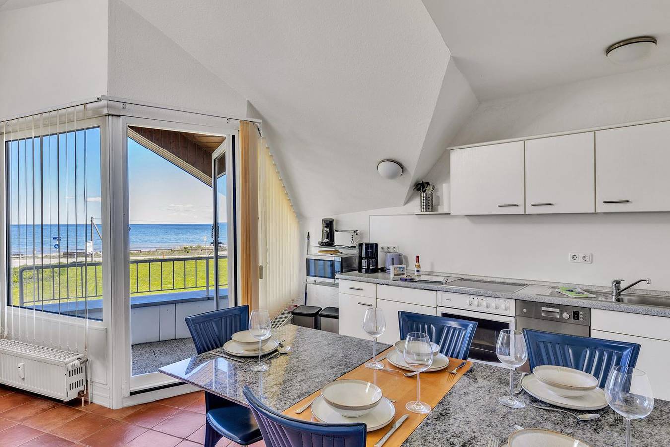 Ganze Wohnung, Kiekut - 2 Balkone, Spielplatz, Aktivraum, Wellnessbereich, Meerblick, Parkplatz in Kronsgaard, Schleswig-Flensburg