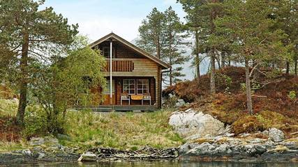 Ferienhaus für 6 Personen, mit Terrasse in Halsa