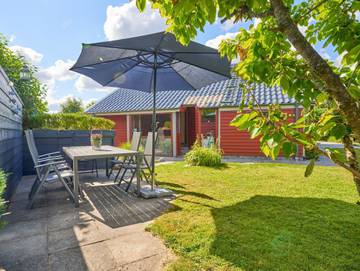 Ferienhaus für 5 Personen, mit Terrasse und Ausblick sowie Garten und Sauna, mit Haustier in Simonsberg