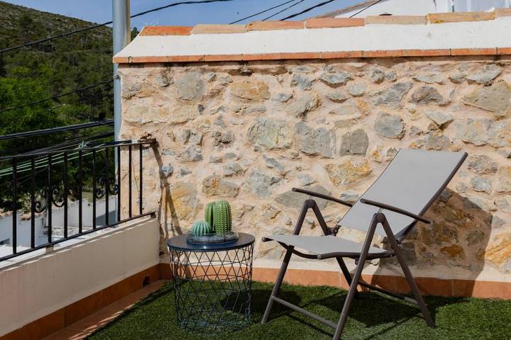 Apartamento de vacaciones para 7 personas, con vistas y terraza en Los Serranos - 3