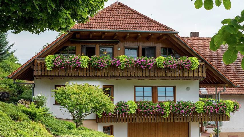 Ferienhaus für 5 Personen, mit Balkon und Garten in Schuttertal