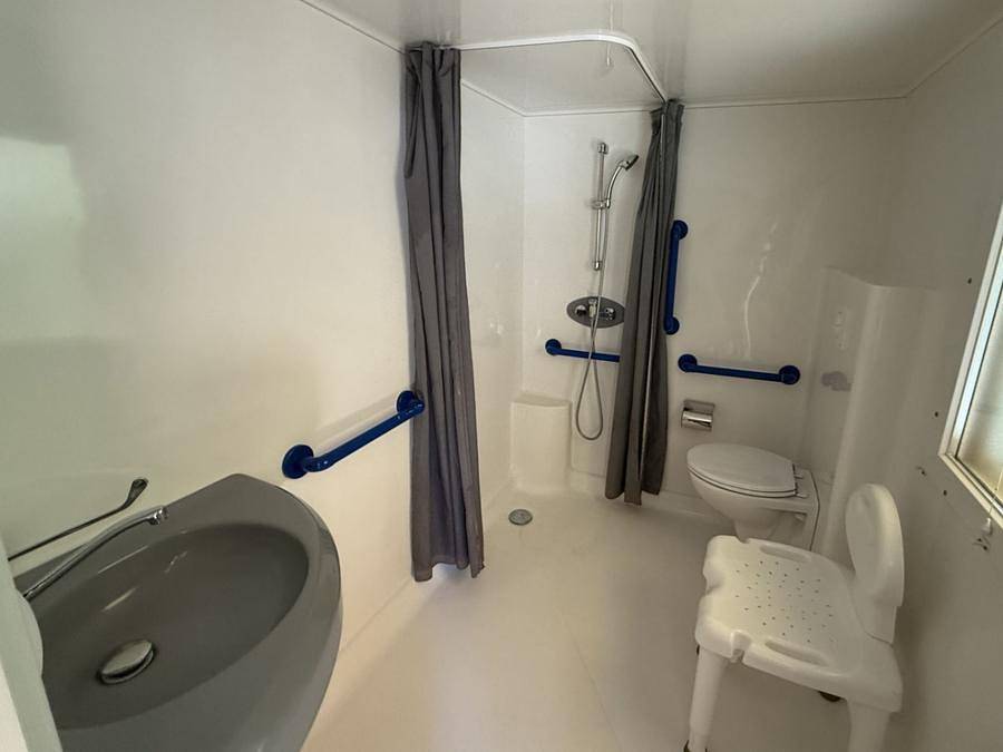 Camping Paradis Aubeterre sur Dronne - Mobilheim 4 personen - Mh 2ch Irm Pmr in Charente