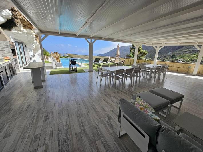 Casa rural para 14 personas, con vistas además de piscina y terraza en Güímar - 2