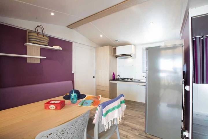 Mobil home pour 6 personnes, avec bassin pour enfant à Thégra - 2