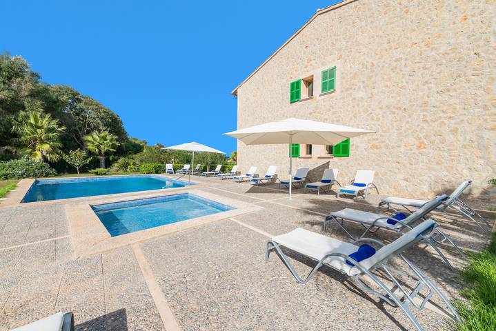 Idílio rural "El Palmeral" com piscina in Petra (Espanha), Maiorca Centro