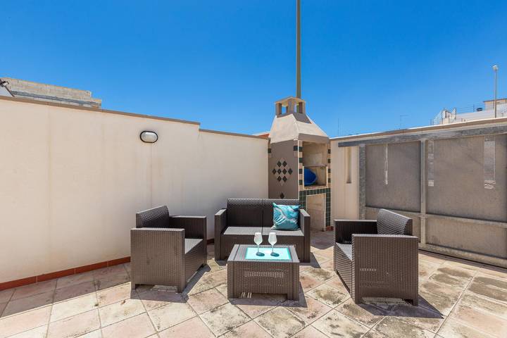 Ganze Wohnung, Ferienwohnung für 7 Personen mit Garten in Porto Cesareo, Golf von Tarent