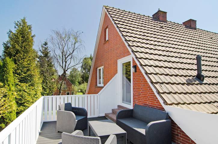 Ferienhaus für 6 Personen, mit Balkon und Garten sowie Sauna in Norden und Umgebung - 2