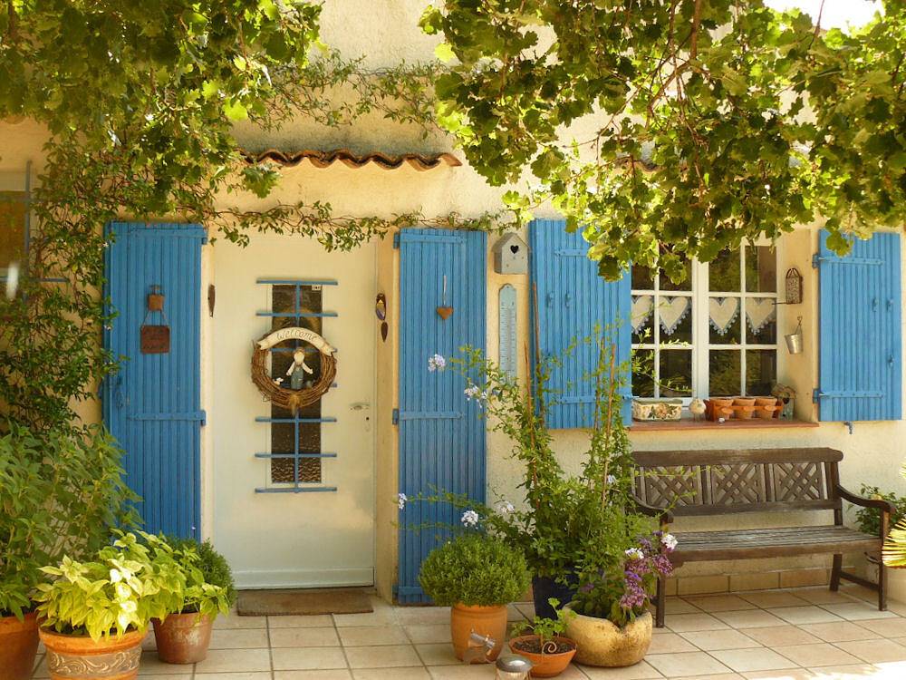 La Galinette - Chambre Bleue in La Roquebrussanne, Région de Brignoles