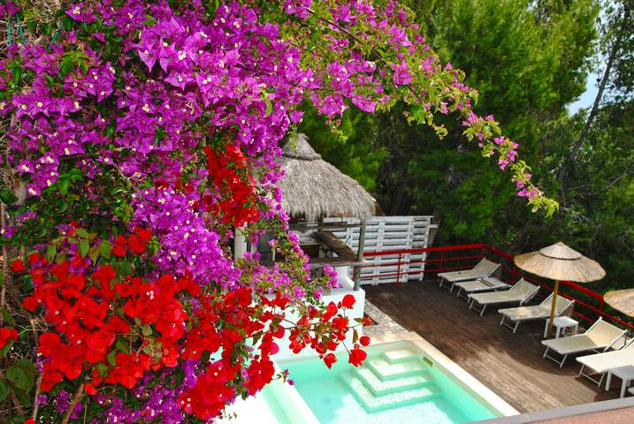 Resort Villa Giulia vista mare con piscina e camere con bagno privato in Sperlonga, Provincia di Latina