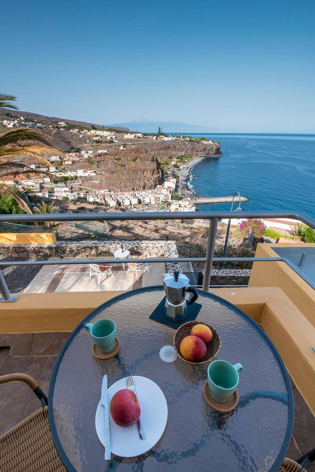 Ferienhaus 'Los Mangos – Fantastische Aussicht' mit Balkon und Wlan in La Trinchera, La Gomera