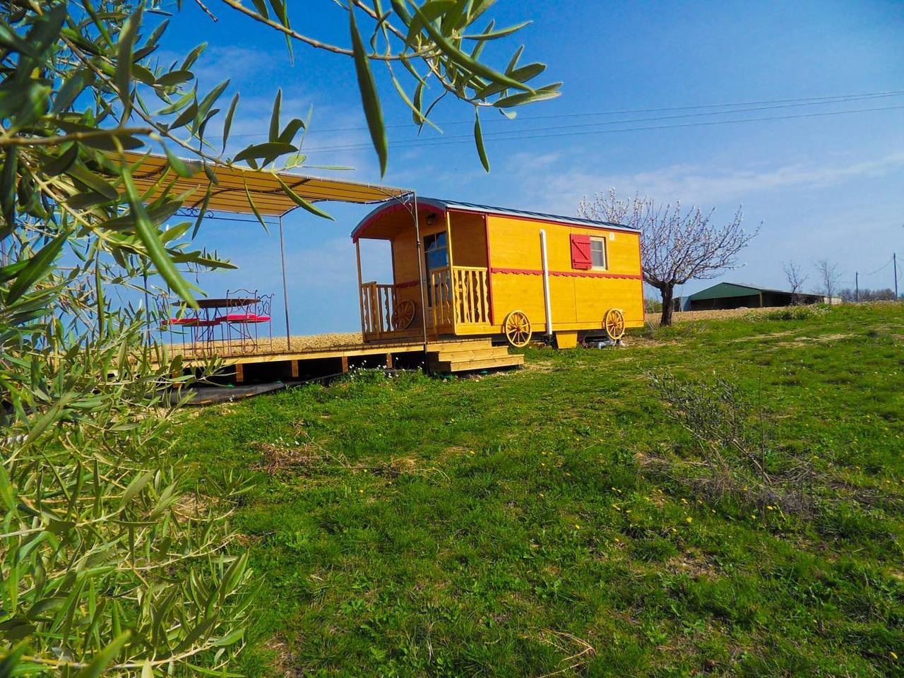 La Roulotte de l'Oliveraie in Valensole, Alpes-de-Haute-Provence