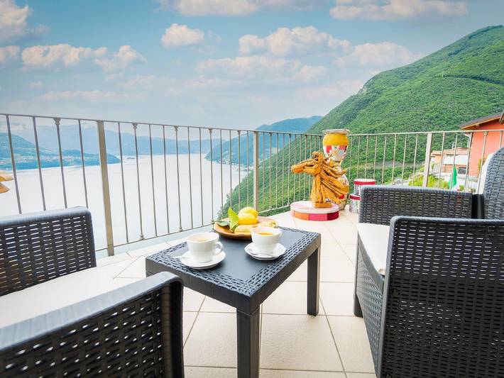 Ferienwohnung für 2 Personen, mit Balkon am Iseosee