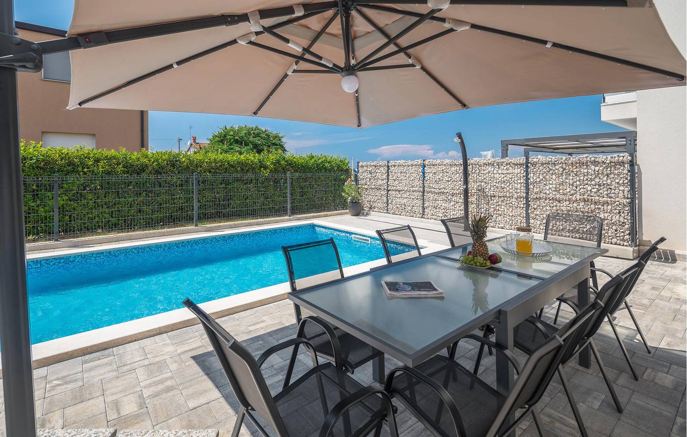 Ferienhaus für 4 Personen mit Pool in Zbandaj, Porec und Umgebung