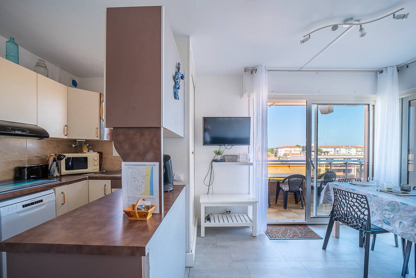 Apartamento entero, Bleu Mer - Jolie T2 à la Plage in Canet-en-Roussillon, Côte d'Améthyste