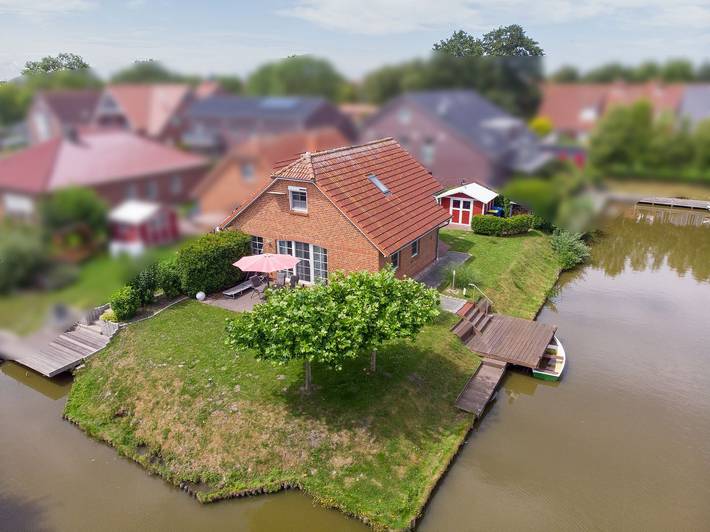Ferienhaus für 6 Personen, mit Garten in Ostfriesland