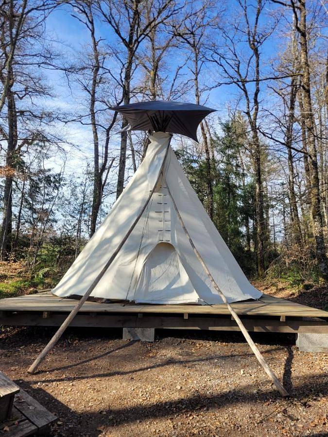 Tente pour 4 personnes, avec jardin et piscine, adapté aux familles en Corrèze - 4