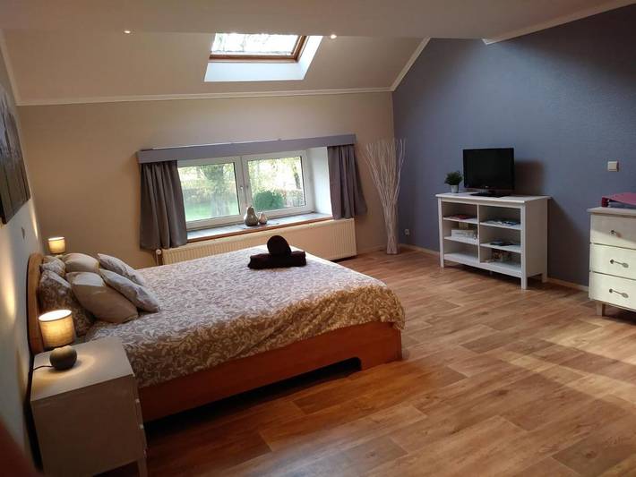 Chambre d’hôte pour 3 personnes, avec Terrasse ainsi que Jardin et Vue à Vielsalm
