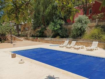 Casa de vacaciones para 33 personas, con jardín además de vistas y piscina en Comarca del Noroeste (Murcia)