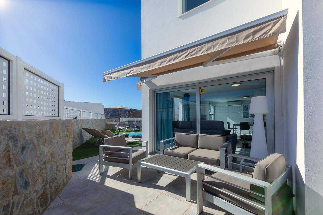 Villa Rosa-Soleada Villa Privada con Piscina Climatizada & Wifi en Tauro-Mogán in Pueblo de Tauro, Mogán