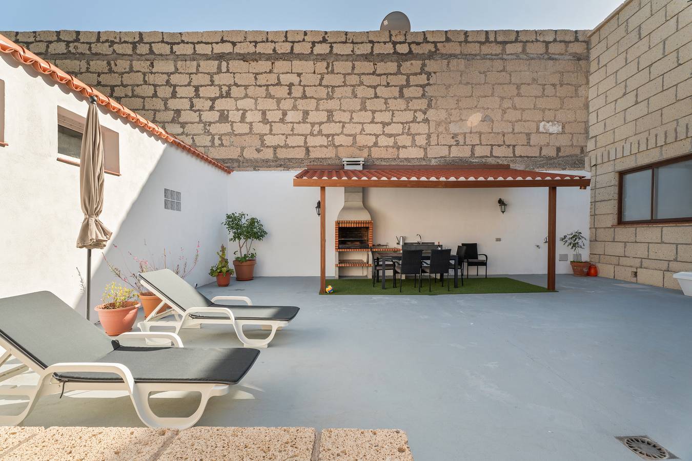 Casa de vacaciones 'Casa Acogedora Con Barbacoa' con vistas al mar y Wi-Fi in Fasnia, Tenerife Sur