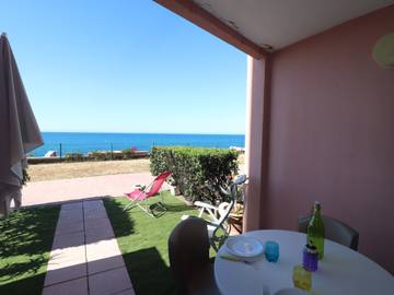 Gîte pour 3 personnes, avec piscine et balcon dans Plage Lazaret