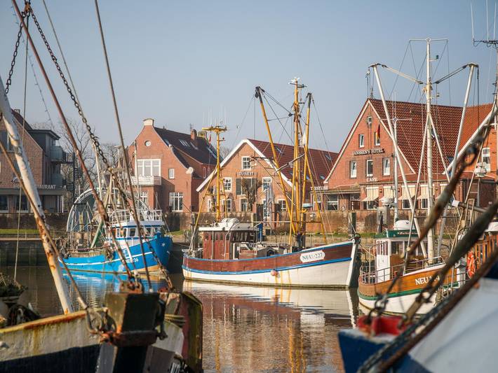 Ferienwohnung für 3 Personen, mit Sauna und Balkon, kinderfreundlich in Neuharlingersiel - 2