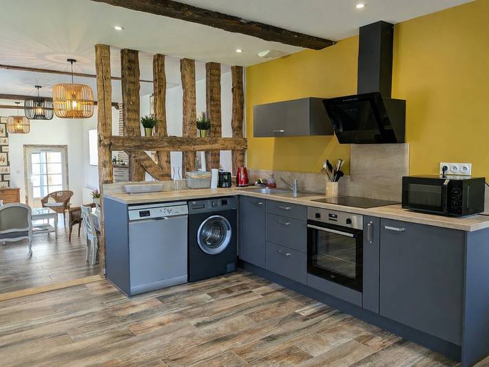 Gîte pour 6 personnes, avec Jardin