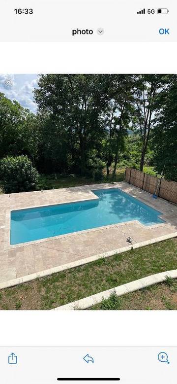 Gîte pour 12 personnes, avec vue ainsi que piscine et jardin à Saint-Philippe-d'Aiguille