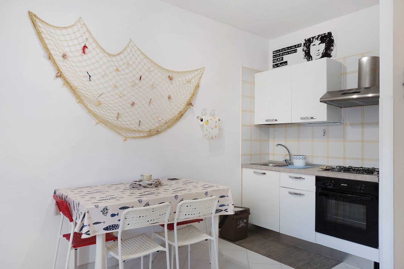 Appartement entier, Appartement 'Casa Perla Blu' avec vue sur la montagne, Wi-Fi et climatisation in San Vito Lo Capo, Province de Trapani
